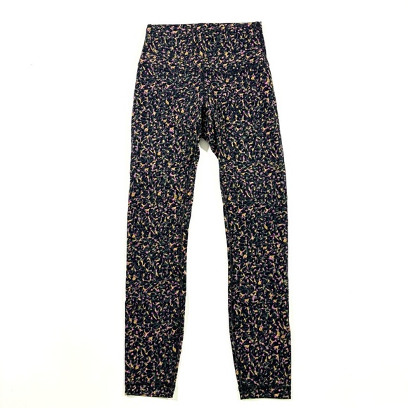 lululemon athletica Pants - Lululemon Wunder Train High Rise Tights Fluctuate Micro Pink Multi